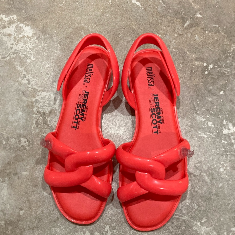 Melissa x Jeremy Scott Coral Tube Sandal Jelly Sandal